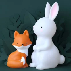 A litlle Lovely Company nachtlampje vos oranje