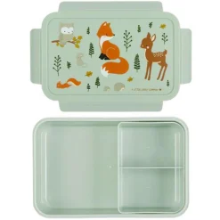 A Little Lovely Company bento lunch box Forest friends groen