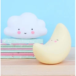 A Little Lovely Company nachtlampje maan geel