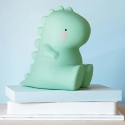 A Little Lovely Company nachtlampje T-Rex mint