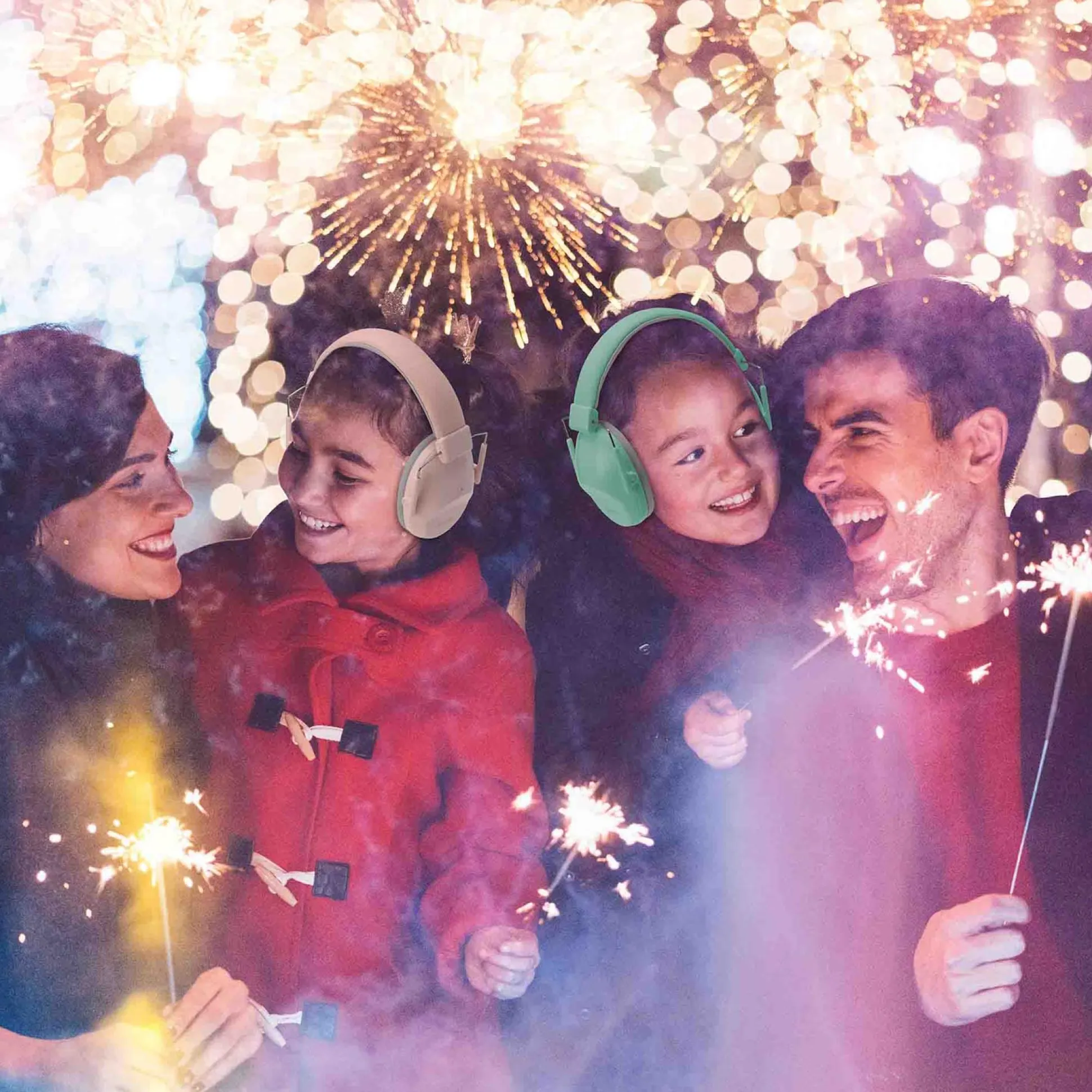 Alecto gehoorbeschermers Kids BV73 mint