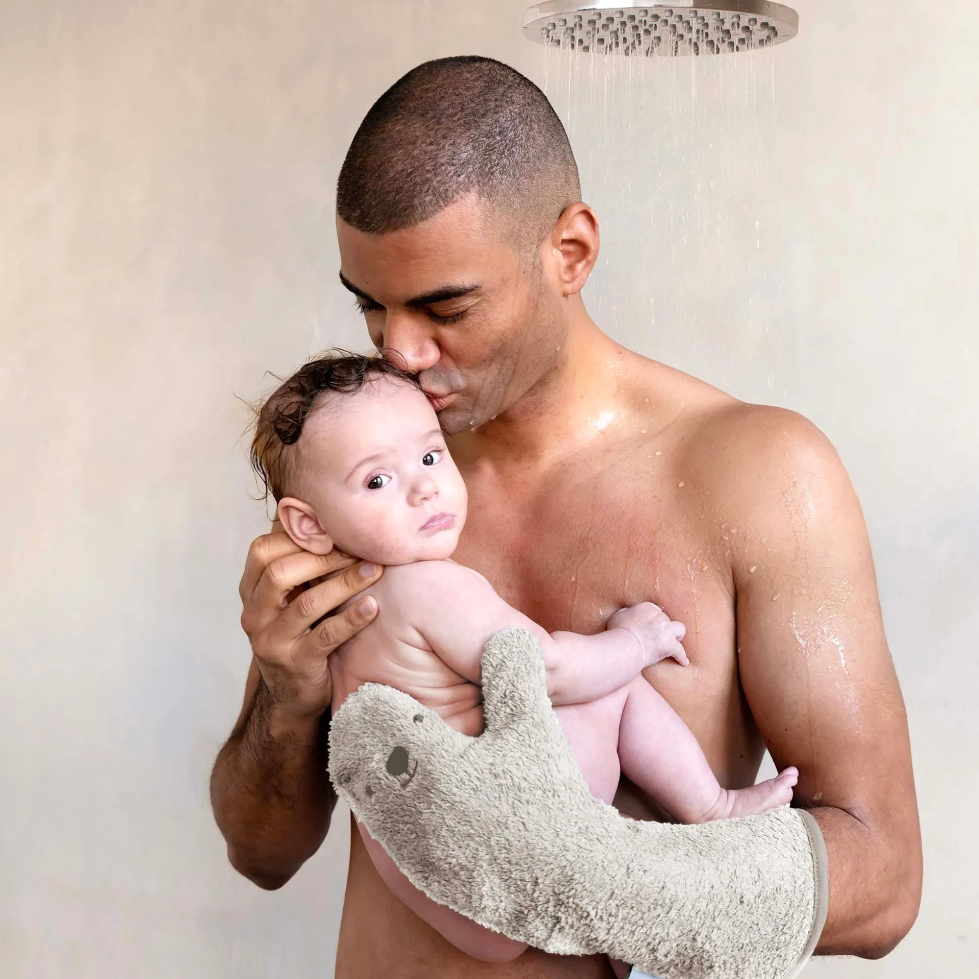 Baby Shower Glove beige