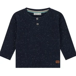 Babyface baby T-shirt lange mouwen effen blauw