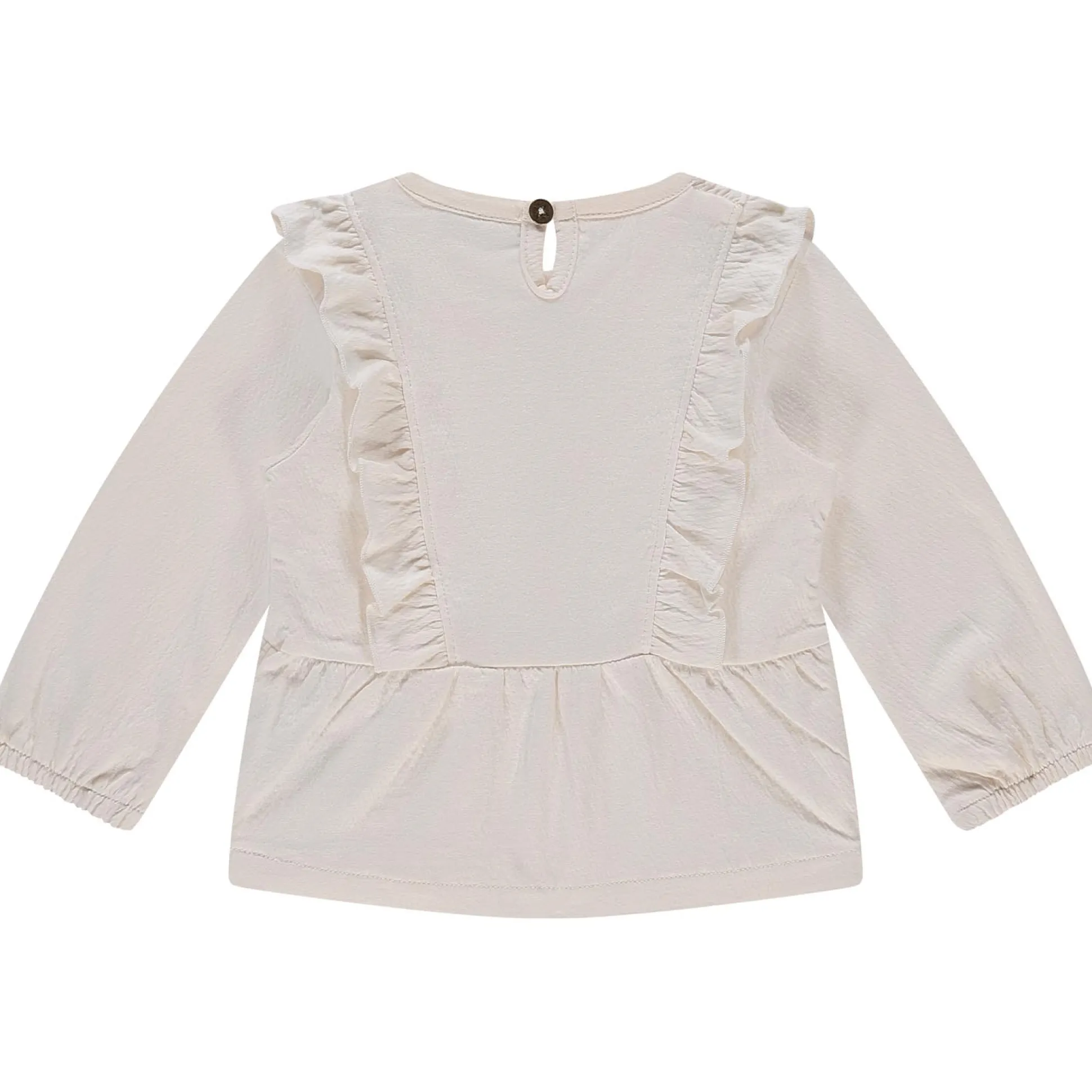 Babyface blouse lange mouwen effen wit