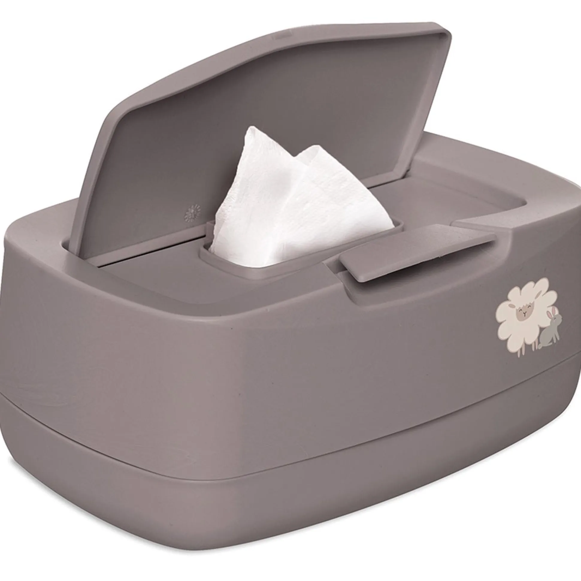 Bébé-Jou doekjesdoosje Silk taupe