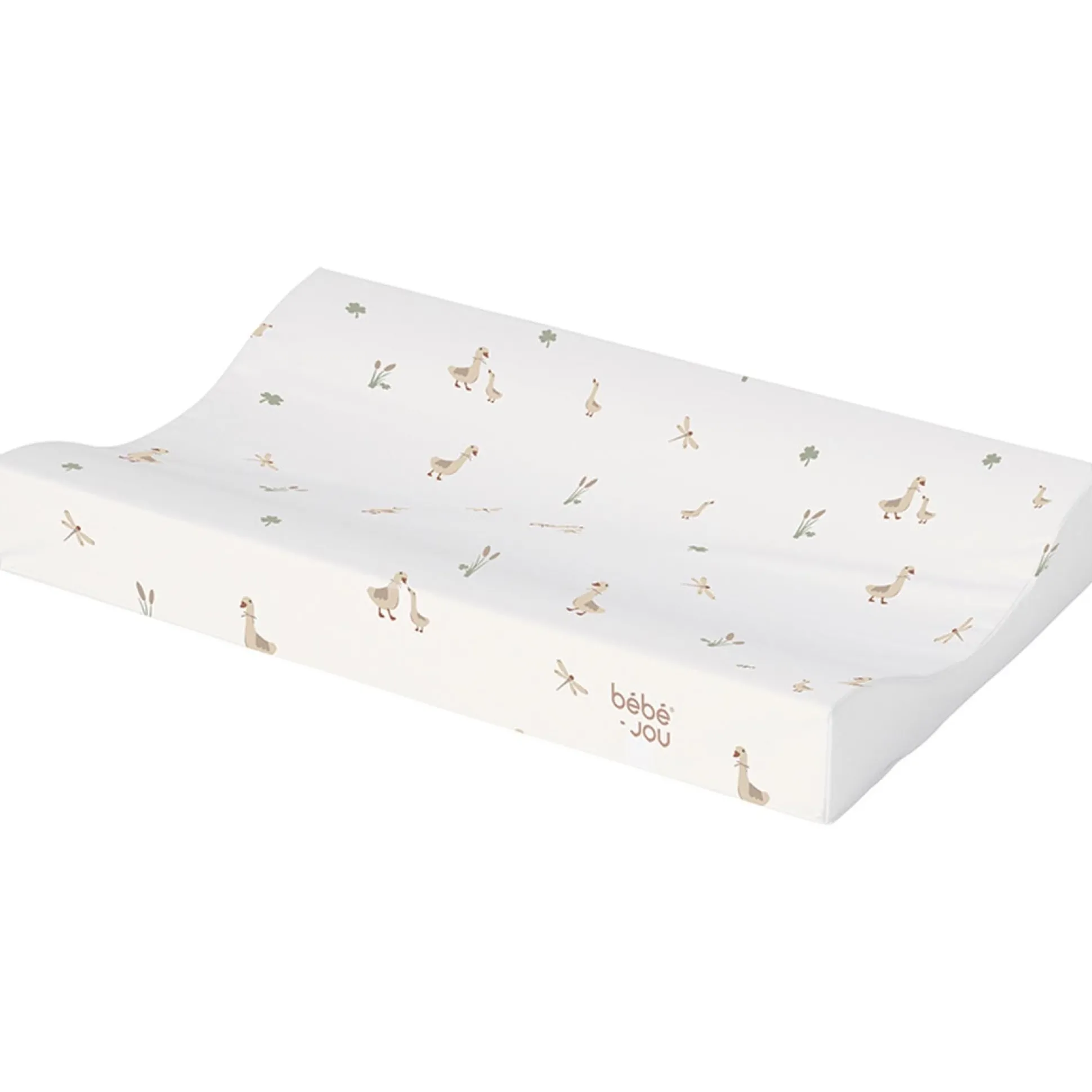 Bebe-Jou aankleedkussen Soft Spring wit