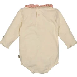 Bess baby body lange mouwen effen beige