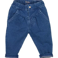 Bess baby broek effen denim