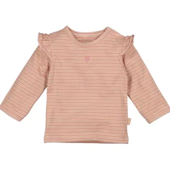 Bess baby shirt lange mouwen strepen roze