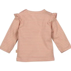 Bess baby shirt lange mouwen strepen roze