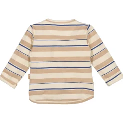 Bess baby T-shirt lange mouwen strepen beige