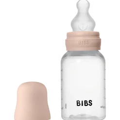 Bibs babyfles met siliconen speen - slow flow 150ml transparant