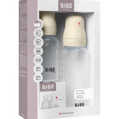 Bibs babyflessen set Grow & Flow - 150ml en 270ml transparant