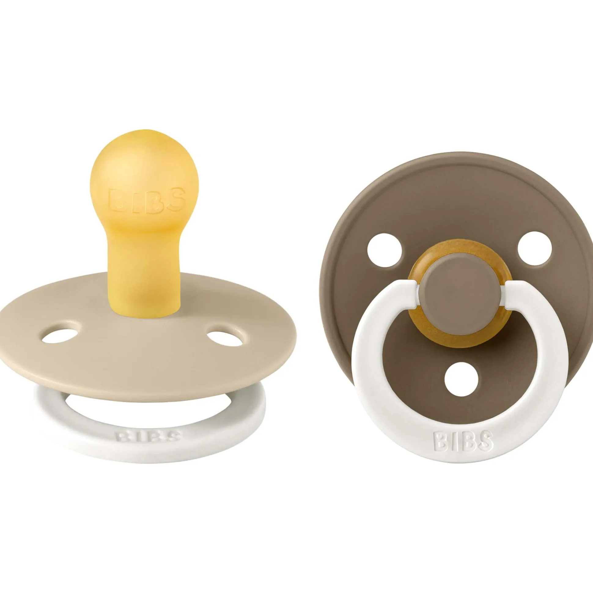 Bibs fopspeen size 2 - Glow in the dark Vanilla Night/ Dark Oak Night