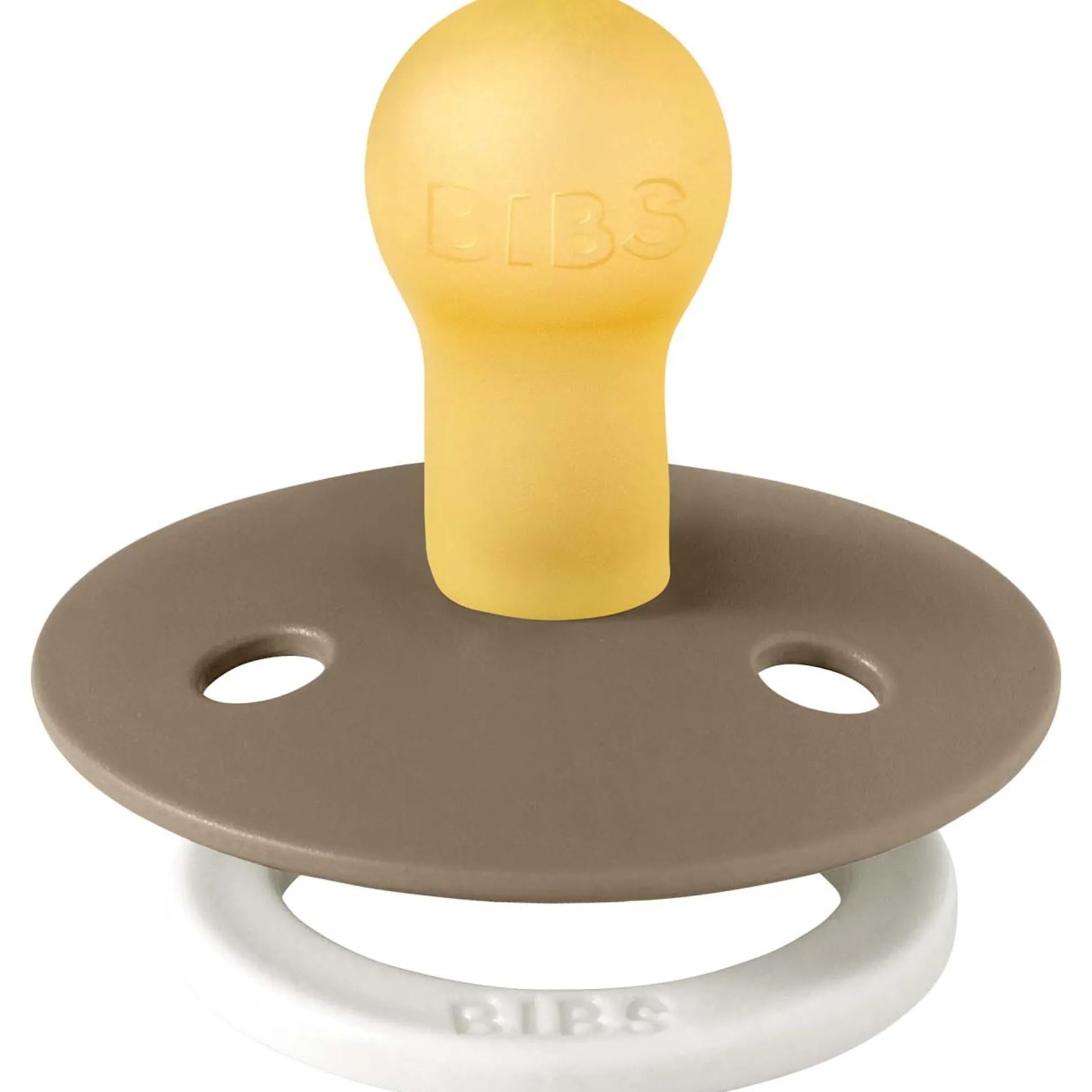 Bibs fopspeen size 1 - Glow in the dark Vanilla Night/ Dark Oak Night