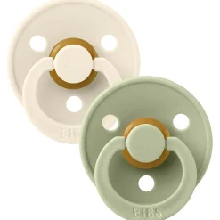 Bibs fopspeen Size 2 Sage/Ivory