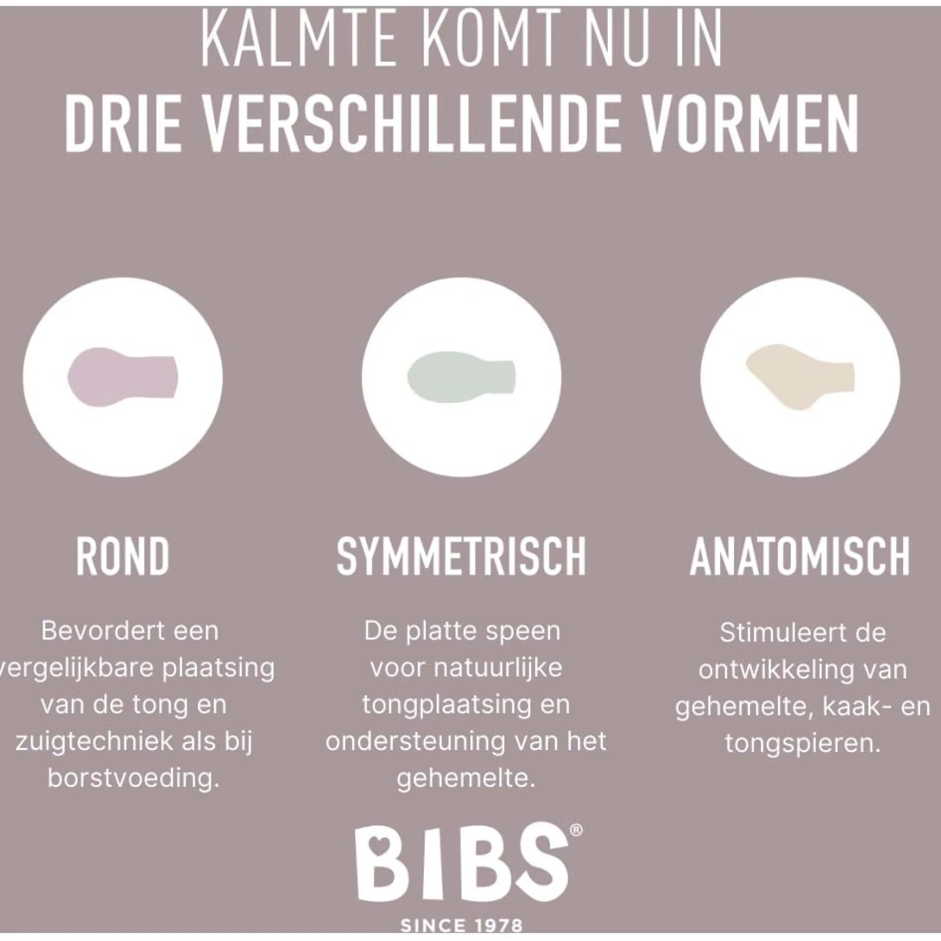 Bibs fopspeen Size 1 Try-it Collectie Ivory