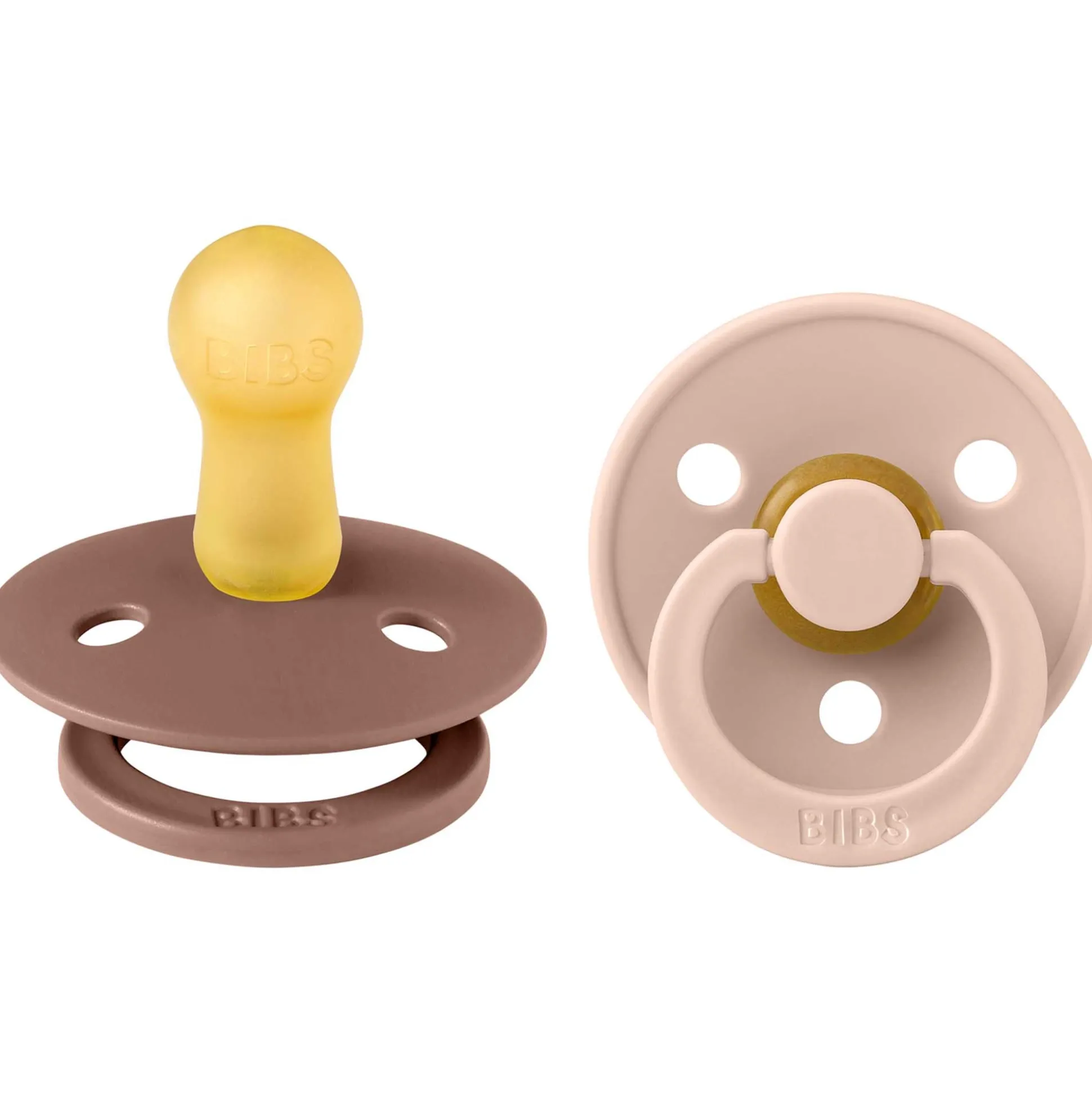 Bibs fopspeen Size 2 Woodchuck/ Blush