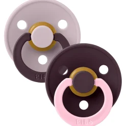 Bibs fopspeen Studio Round Size 1 - 2 stuks Purple