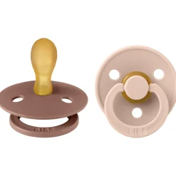 Bibs fopspeen Symmetric size 2 Woodchuck/ Blush