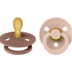 Bibs fopspeen Symmetric size 1 Woodchuck/ Blush