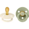 Bibs fopspeen Symmetric size 1 Ivory/ Sage