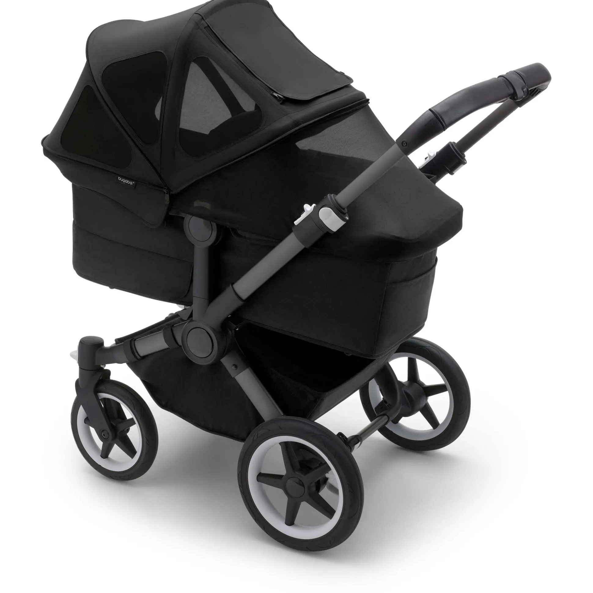 Bugaboo Donkey Breezy zonnekap Midnight Black
