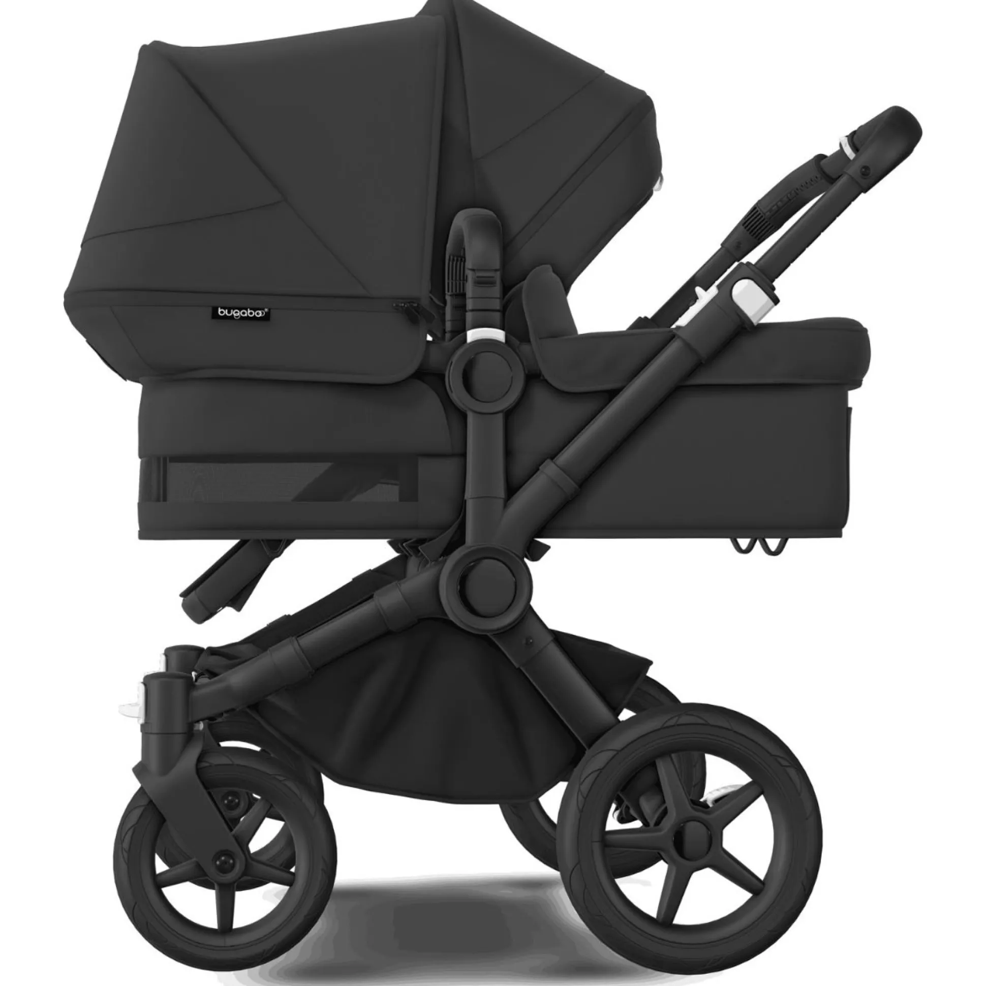 Bugaboo Donkey5 Duo compleet Midnight Black