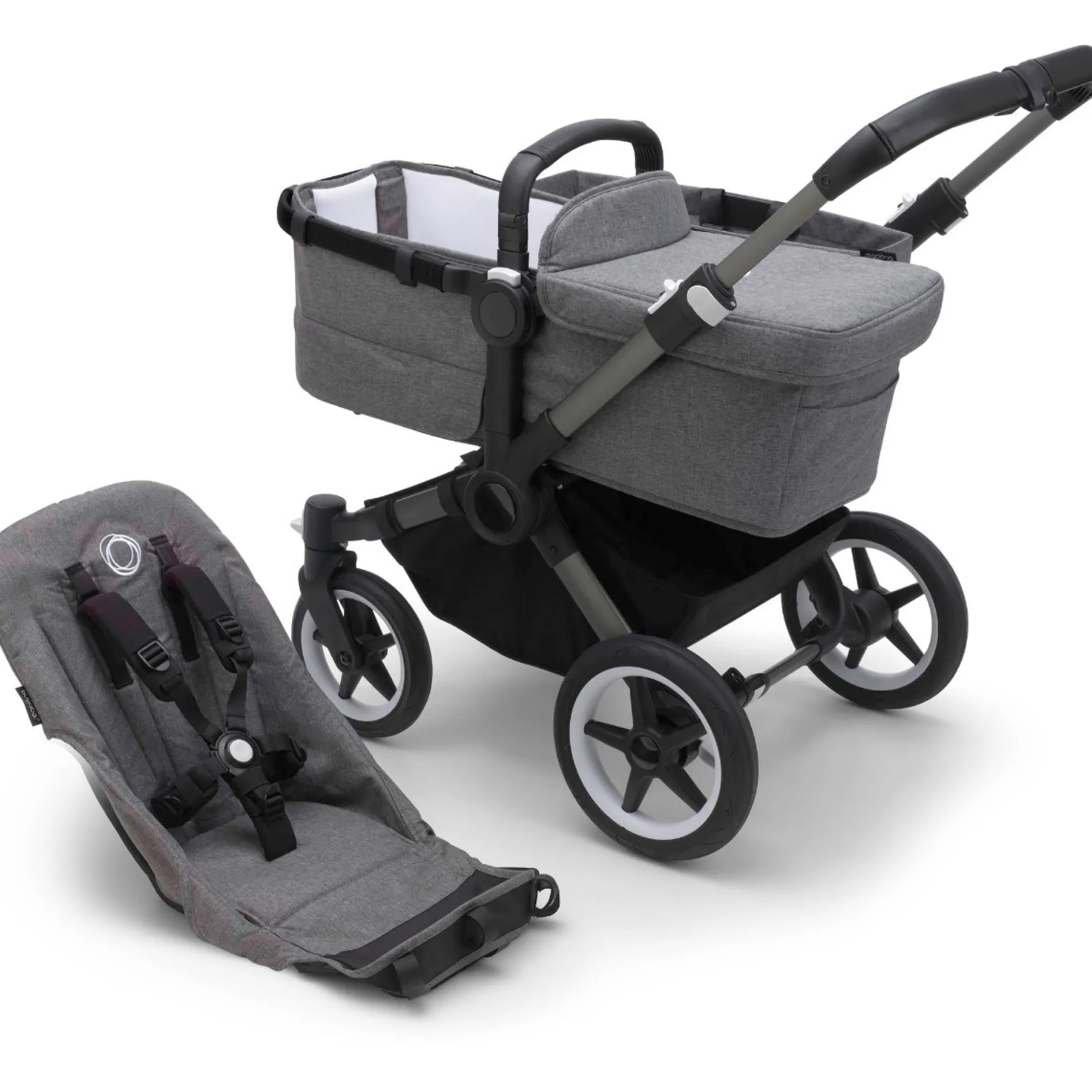Bugaboo Donkey5 Mono compleet Graphite Grey Melange