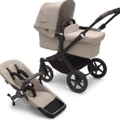 Bugaboo Donkey5 Mono compleet Black Desert Taupe