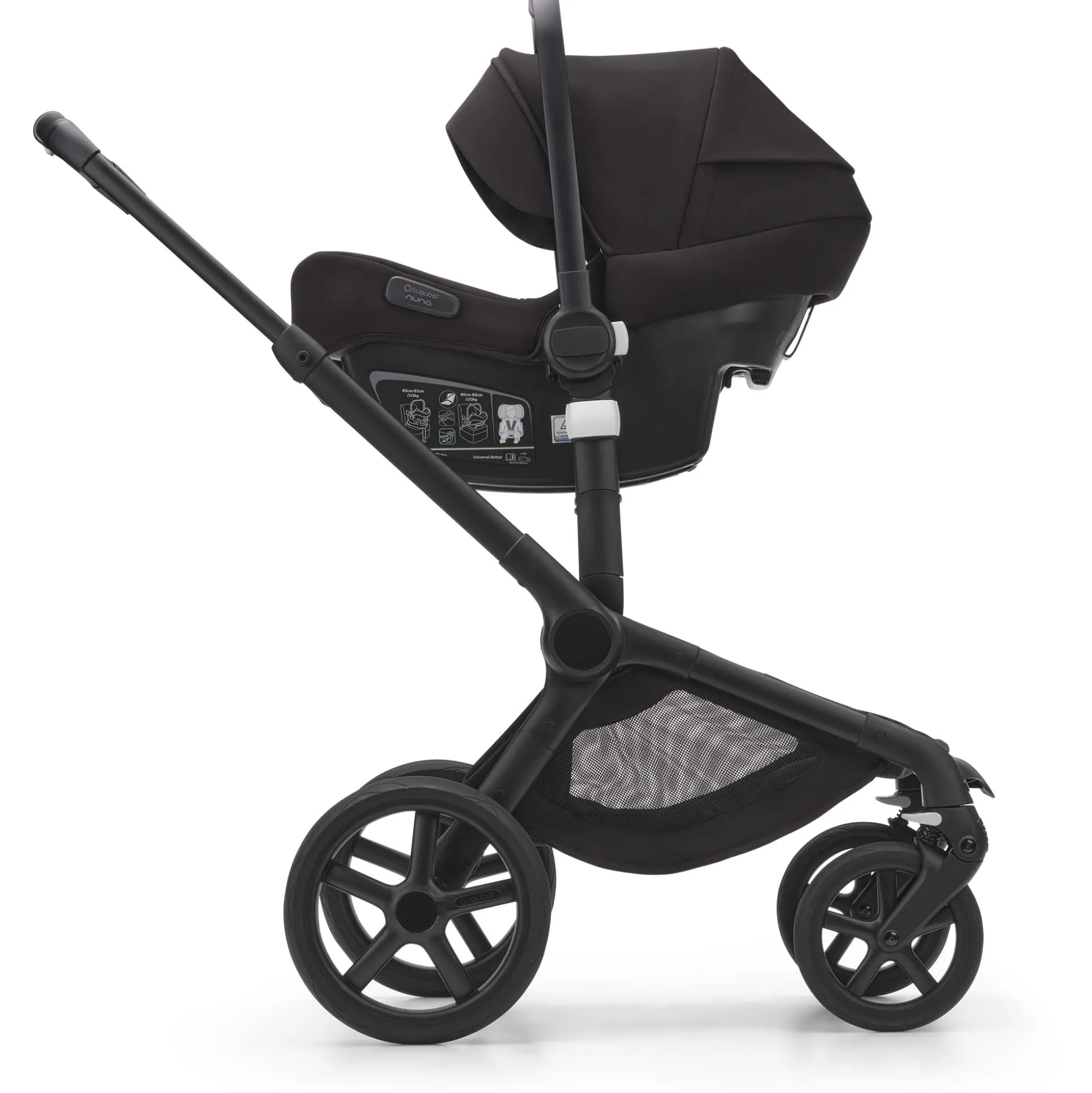 Bugaboo Fox hoogte adapter Black