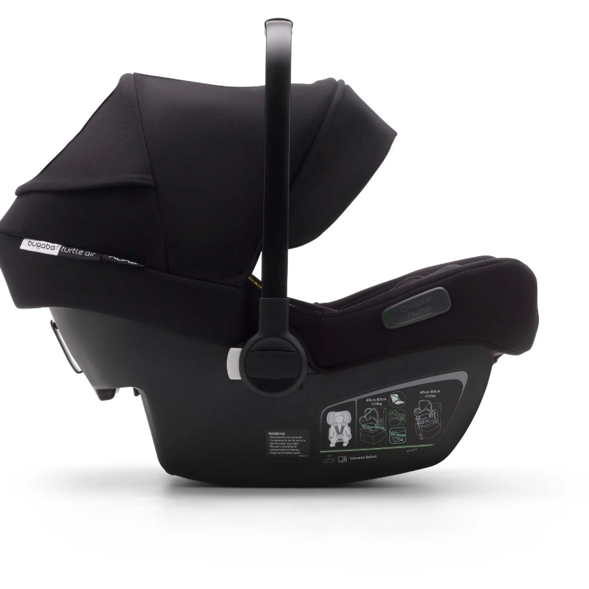 Bundel Bugaboo Turtle Air black & Bugaboo360 base