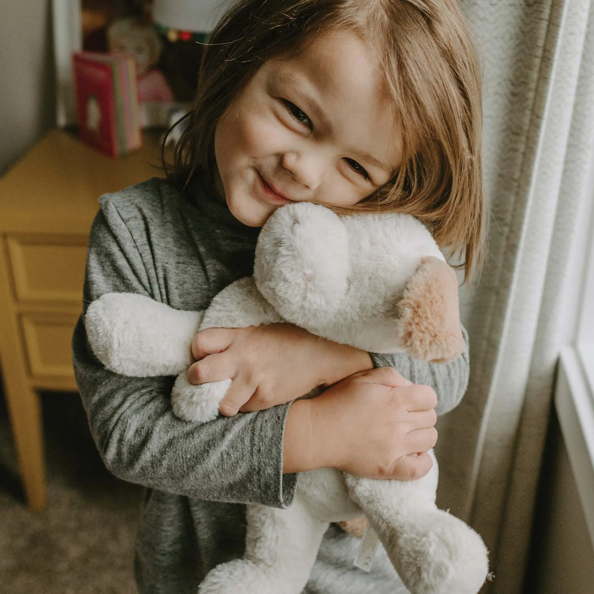 Bunnies by the Bay knuffel hond 30cm White