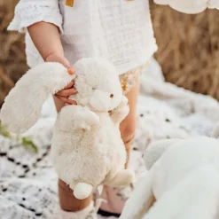Bunnies By The Bay Nibble Konijn knuffel 20cm White