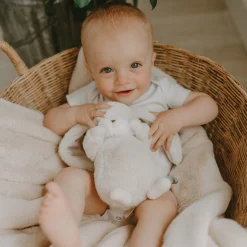 Bunnies By The Bay Nibble Konijn knuffel 20cm White