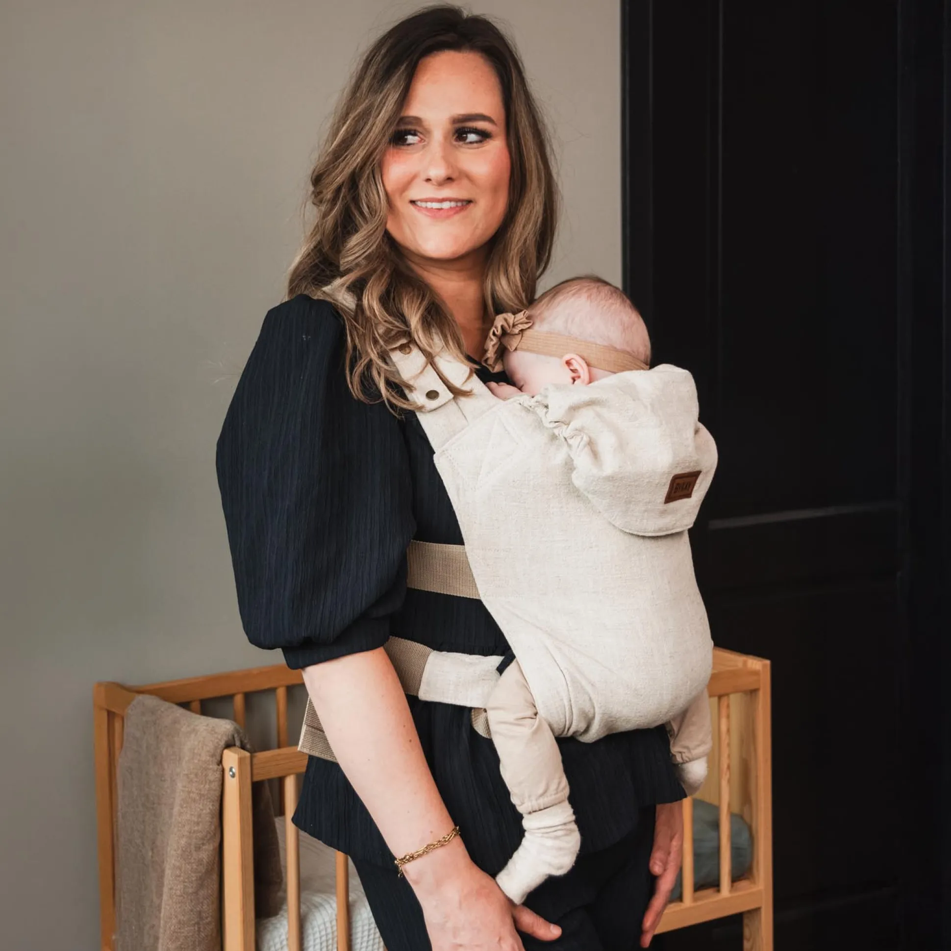 ByKay Click Carrier Classic Linnen Oat