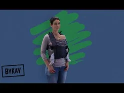 ByKay Click Carrier Classic Rib Moss Green