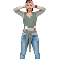 ByKay Stretchy Wrap Deluxe draagdoek Minty Grey