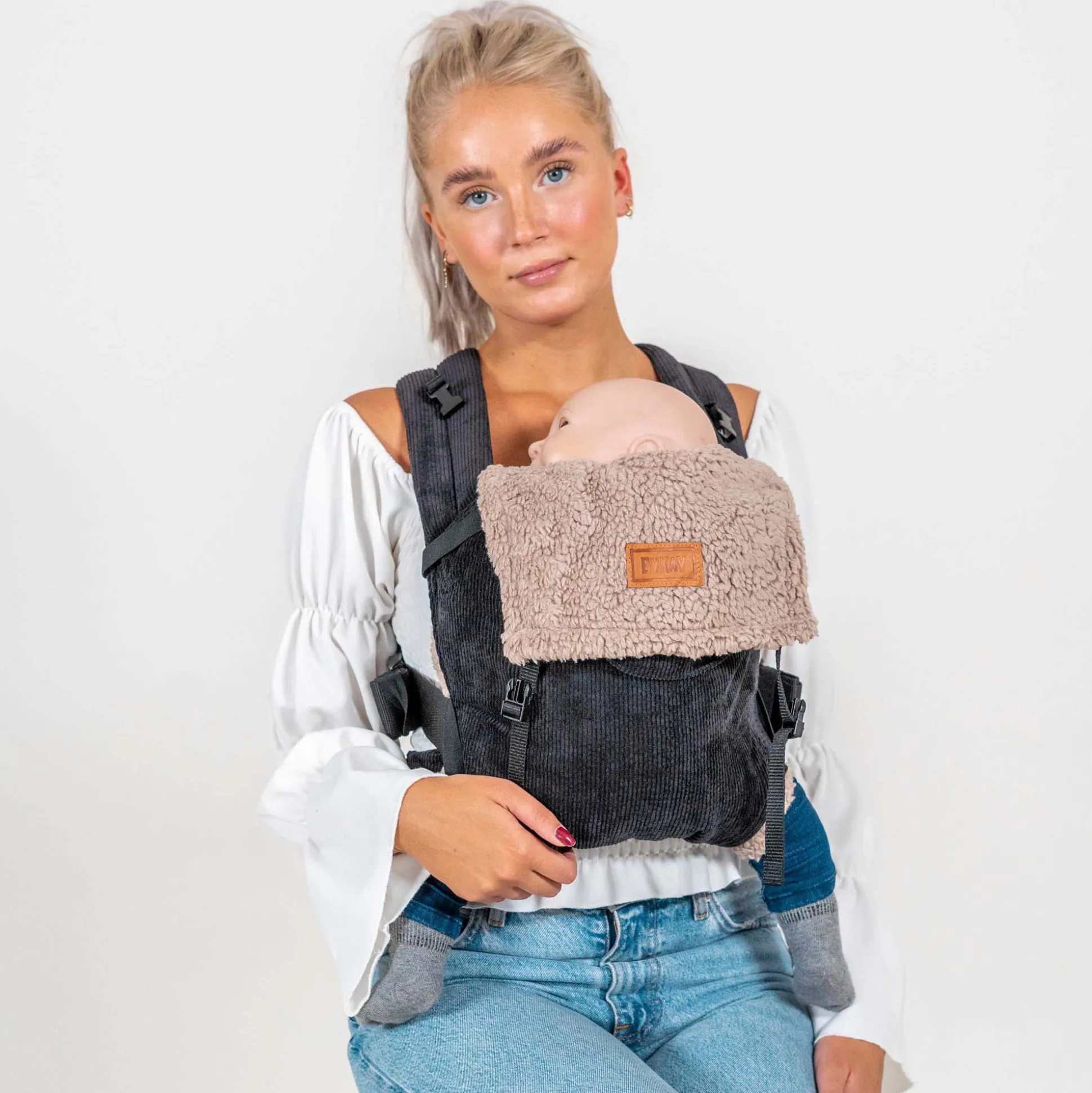 ByKay teddy inlay Taupebrown