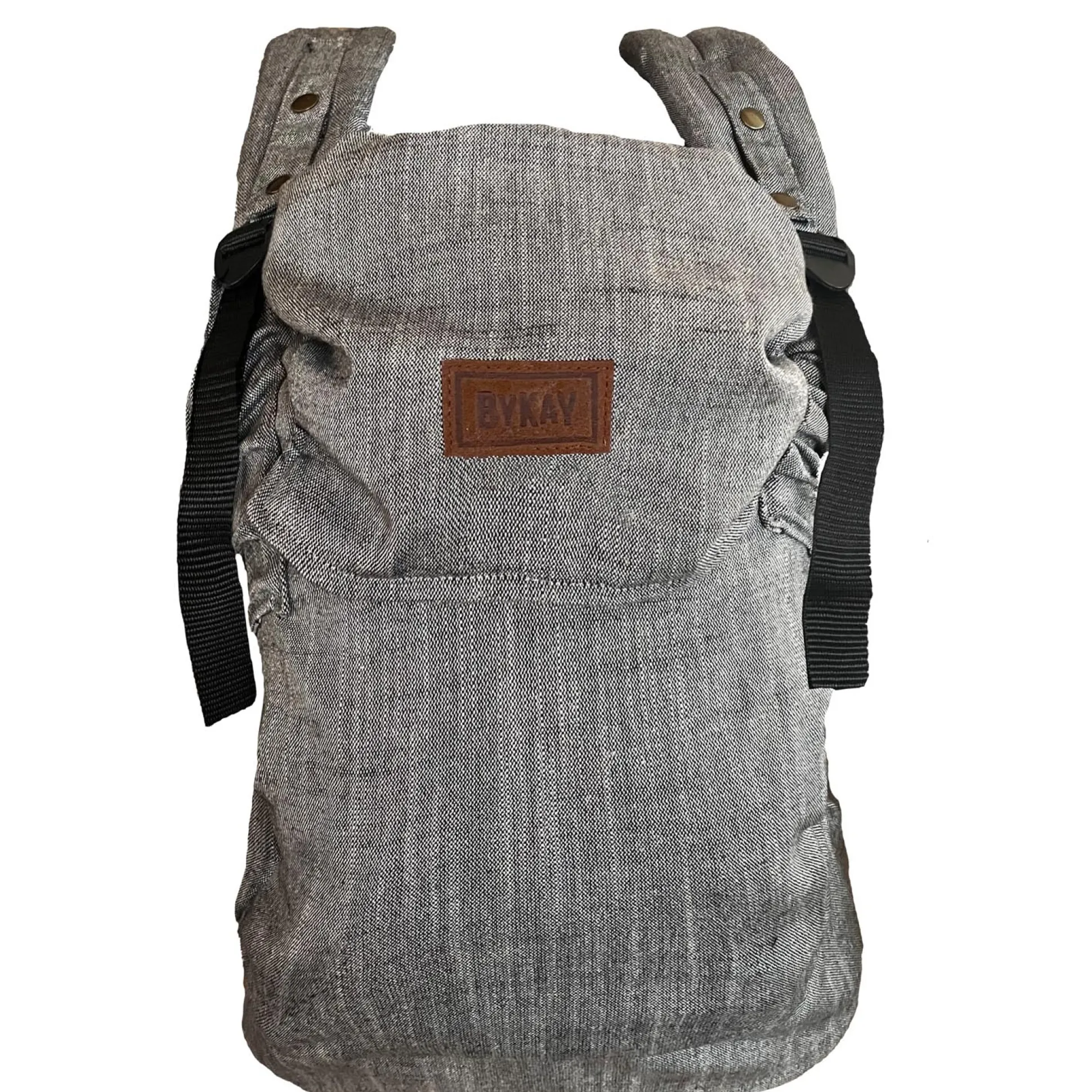 ByKay x Prénatal Click Deluxe linnen draagzak Grey Melee