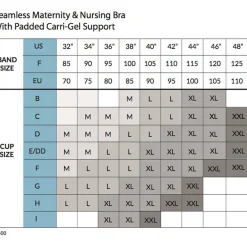 Carriwell meegroei- en voedingsbh gelbeugel voorgevormd   zwart