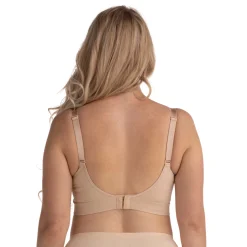 Carriwell meegroei- en voedingsbh naadloos  effen beige