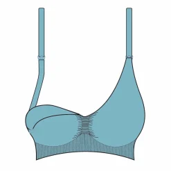 Carriwell meegroei- en voedingsbh naadloos  effen beige