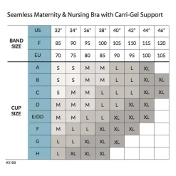Carriwell meegroei- en voedingsbh gelbeugel  effen wit