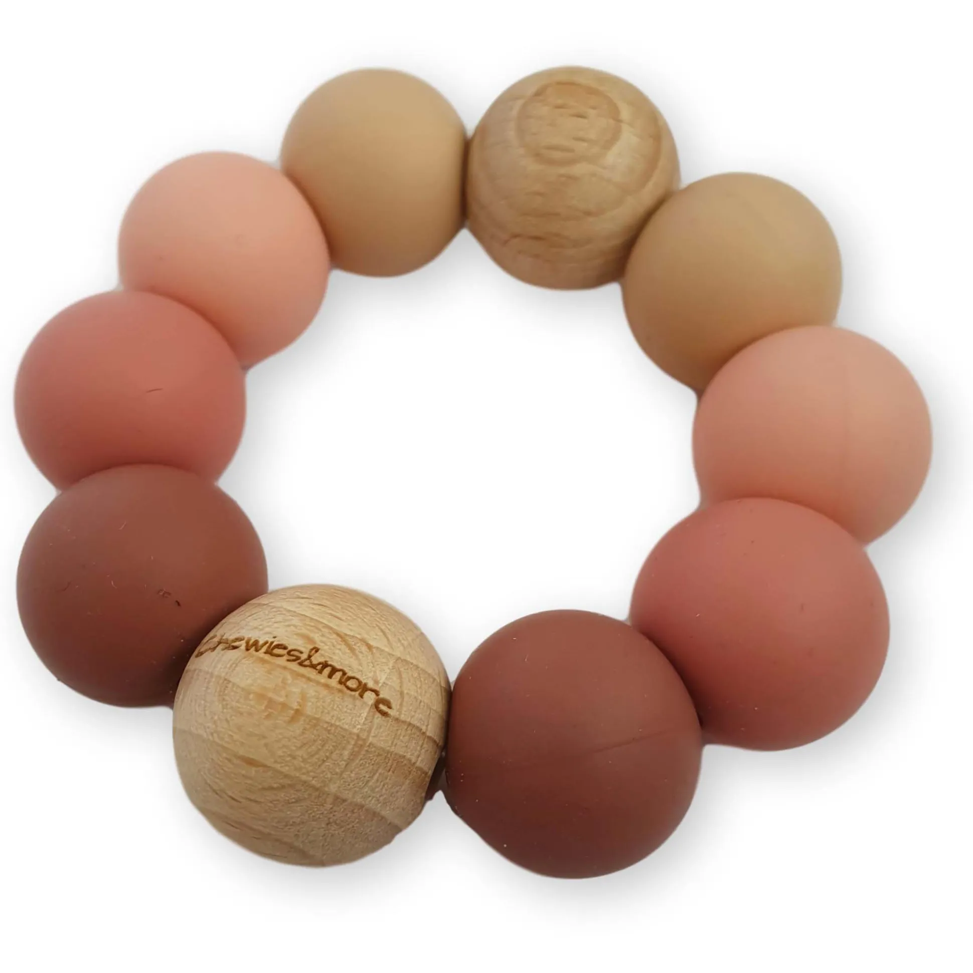 Chewies & More basic ombre bijtspeeltje roze