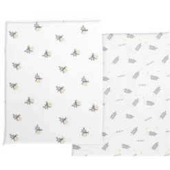 Chicco Next2Me Forever bamboo hoeslakens 2-pack wit