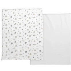 Chicco Next2Me katoen hoeslakens 2-pack wit