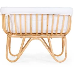 Childhome rattan wieg rechthoekig (incl. matras en cover) Onbehandeld/Naturel