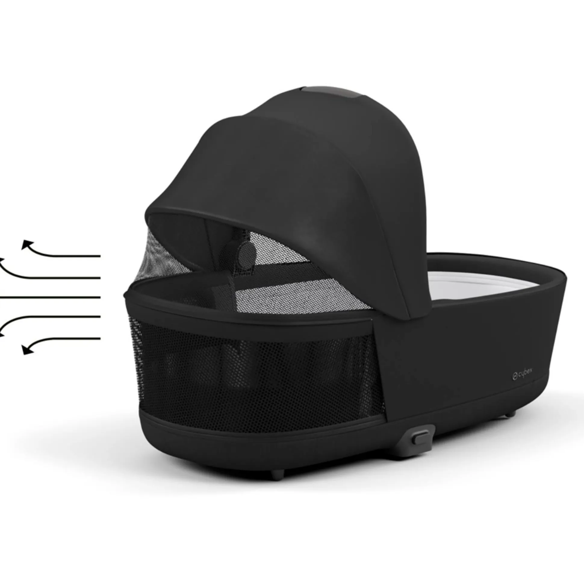 Cybex Priam4 compleet Chrome met zwarte handvatten Sepia Black