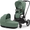 Cybex Priam4 compleet Matt Black frame Leaf Green